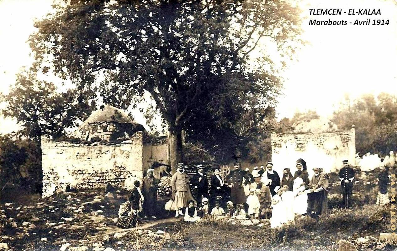 3042- Tlemcen - El-Kalaa - Marabouts - Avril 1914.jpg